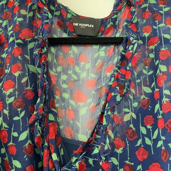 The Kooples - Mini wrap dress - Small - Picture 2 of 3